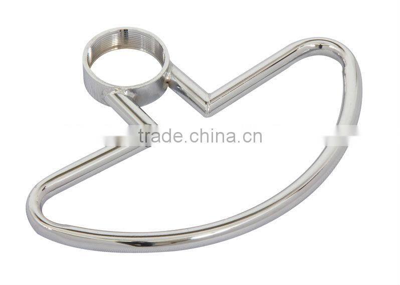 Chromed footrest of chair