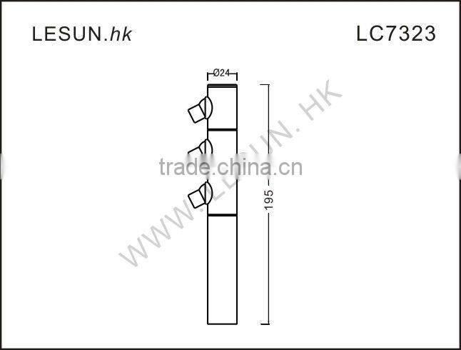 3W Aluminum dimmable led under cabinet lights LC7323