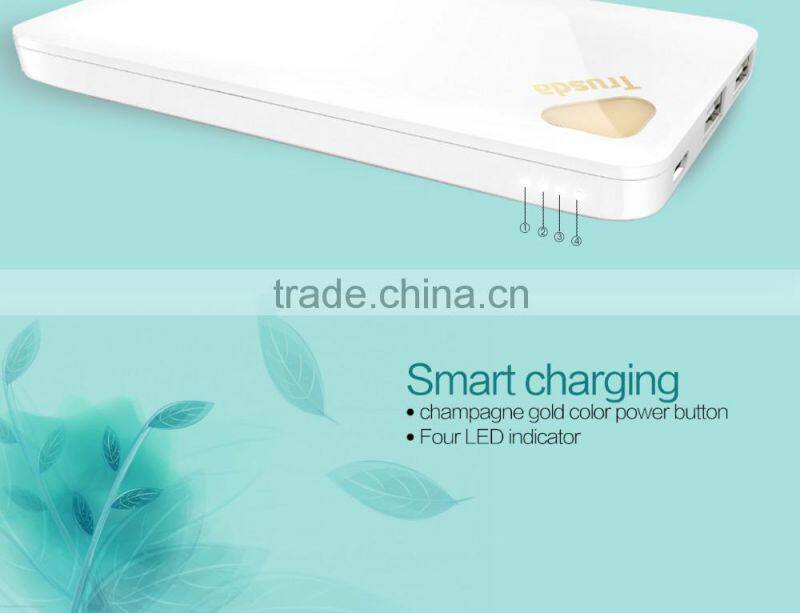 Trusda Grade A cell power bank 10000mAh panda power bank deji portable power bank