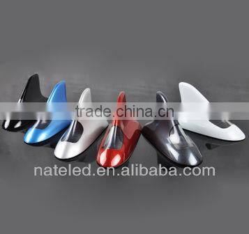 Energy saving led solar car flashing light,solar blinking led lamp shape of shark fin