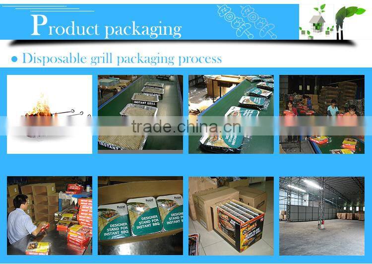 48*31*6 cm ONE TIME BBQ Charcoal Grill, BBQ Grill Instant Charcoal