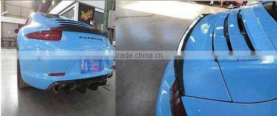 Por V-style 911 Carbon Fiber Diffuser Front Lip fit for Por 991