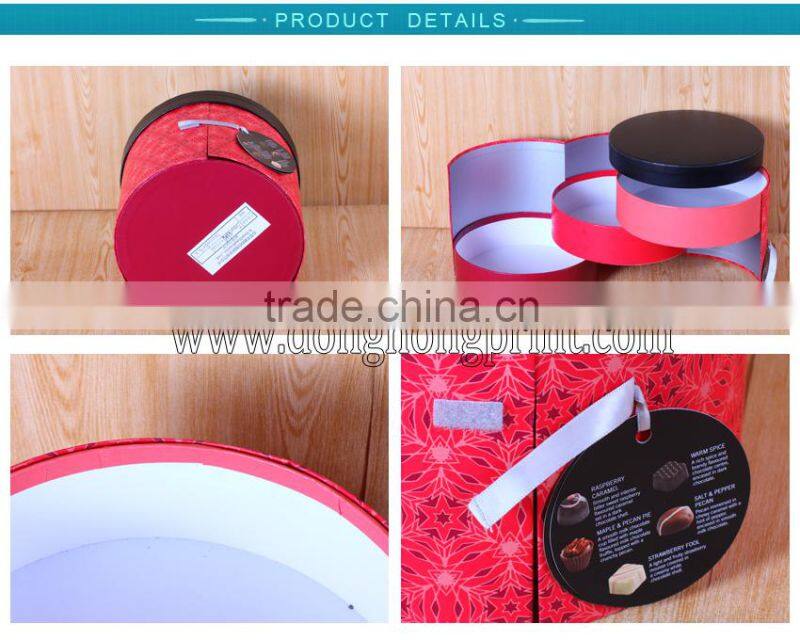 OEM Stylish cardboard cylinder packaging box, round cylinder gift box, cylinder cardboard box