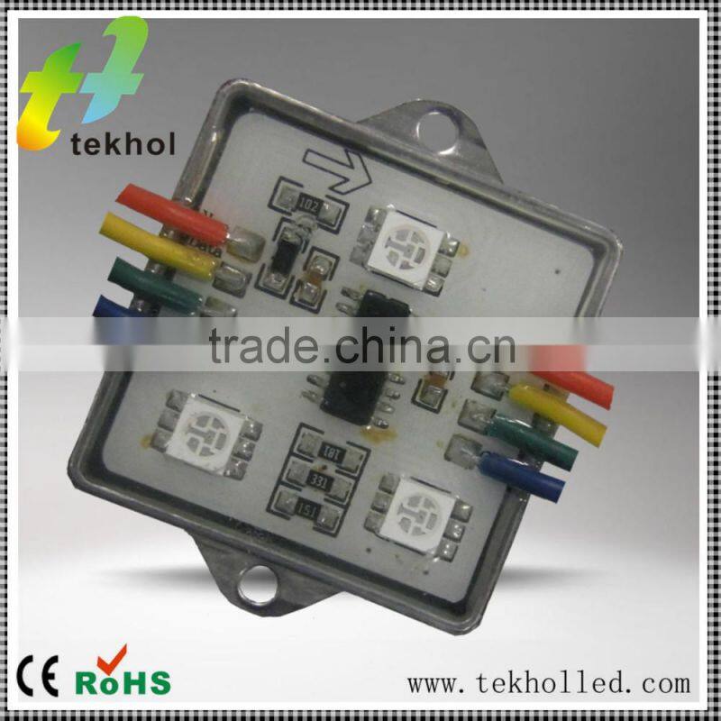 3 chips 5050 led smd module epoxy cree led module rgb with ic