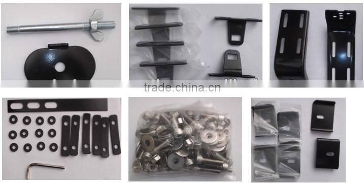 4x4 universal car roof rack with aluminum or steel power caoting