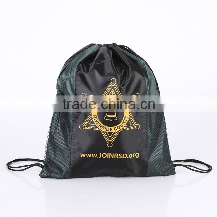 Reusable Printed Drawstring Backpacks Custom Drawstring Pouch