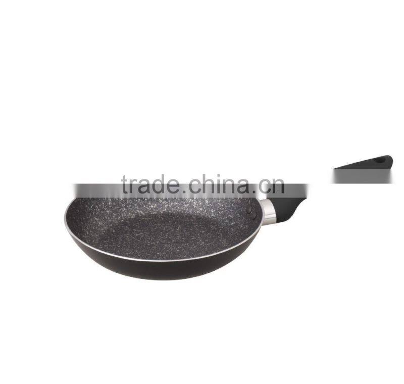 Cast-Aluminum Frying Pan Sets 18/20/24/28/30cm Marble Stone Coating with lid