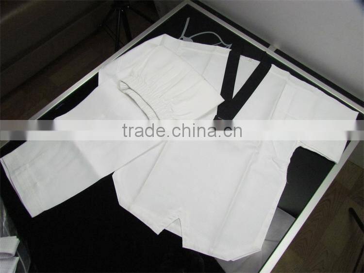 Factory High Quality Custom made logo embroidery kids shcool adult Taekwondo Suits uniforms