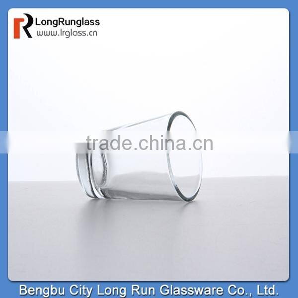 LongRun bengbu high quality unbreakable round heavy bottom wine glass