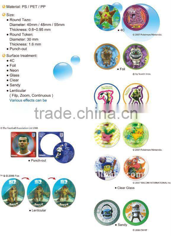 Tazo Plastic Printing Card