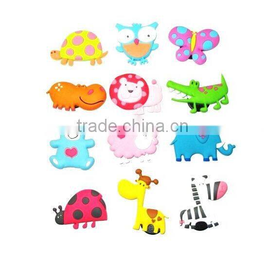 Bear Animal PVC plastic rubber coated magnets