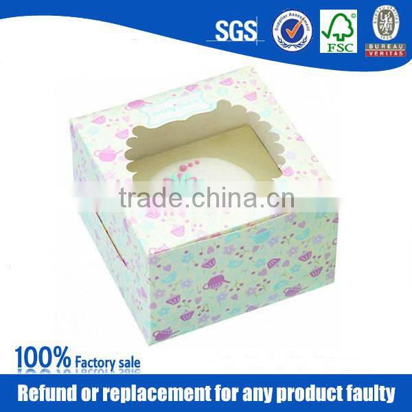 2016 promotional fashion design with window women underwear packaging box