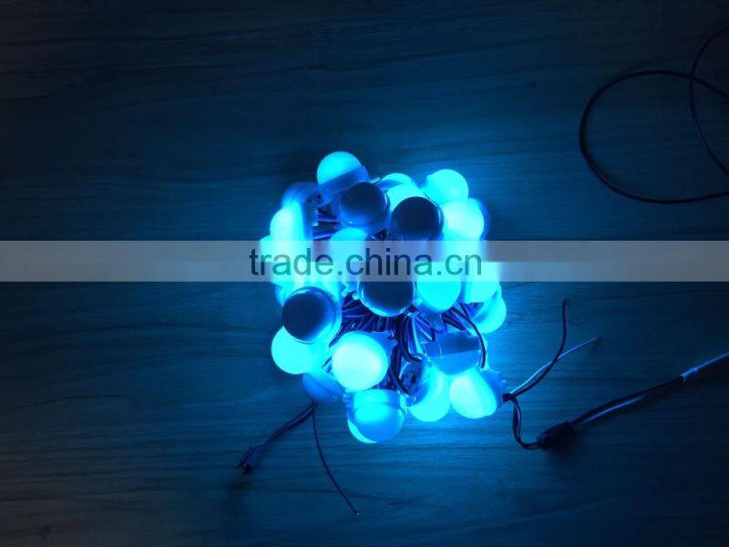 ball shape 3pcs of 5050 RGB shopfront signage led pixel piont light with waterproof IP65