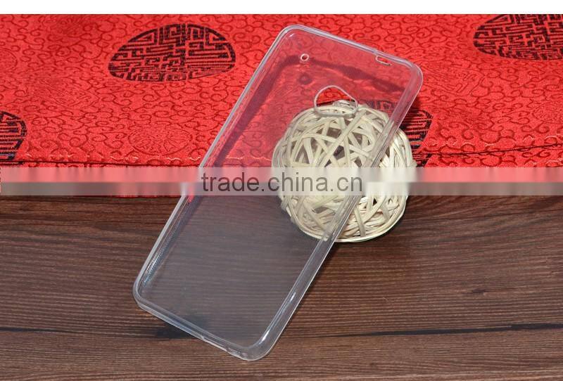 Ultra Thin 0.3mm Clear Transparent Soft Silicone TPU For HTC m7 case