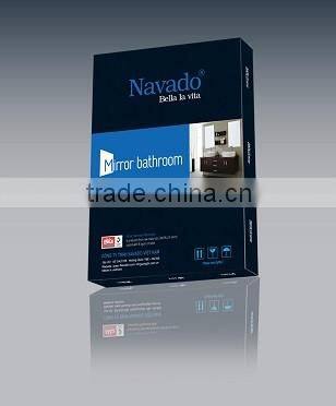 High quality best selling round mirror with 100% natural wood frame