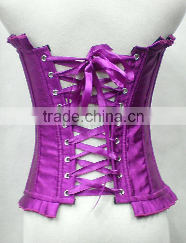 Good quality oem accept royal blue corset bustier top