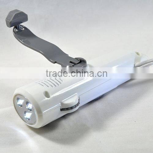 rechargeable led hand crank flashlight mini flashlights