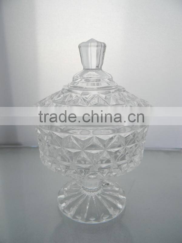 eco-friendly glass candy buffet jar