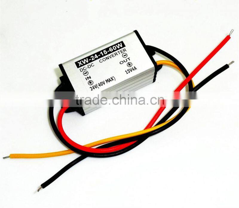 DC-DC Converter Buck Type and 1 - 60W,15VOutput Power 24V switch 15V buck variable power supply module