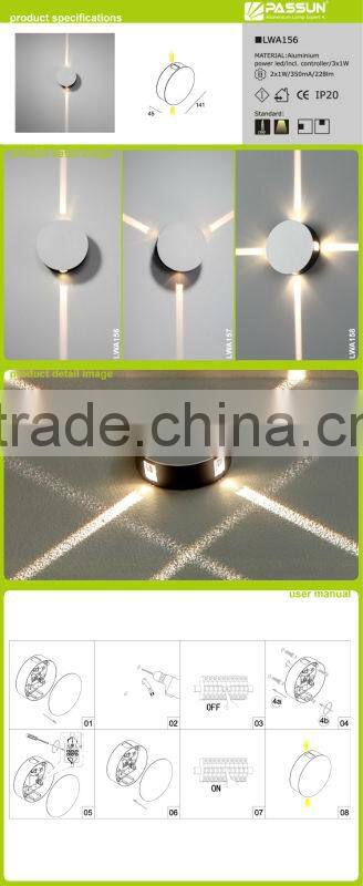 modern round two ways creechips led indoor decorative light