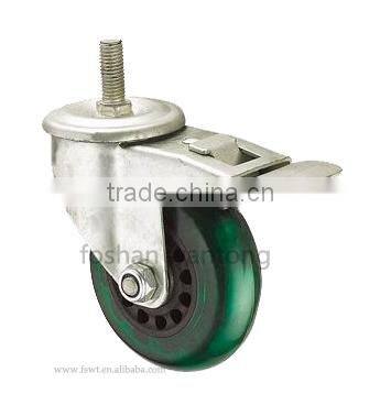 Good Quality PU Wheel Rotate Medium Duty Furniture Caster
