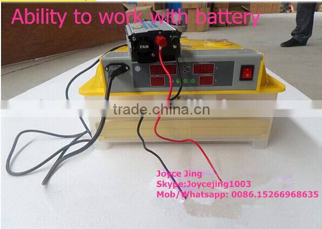 56 eggs Factory sell egg incubator, mini incubator, ZH-56 dual power 12V, 220V(Mob/whatsapp:0086-15266968635)