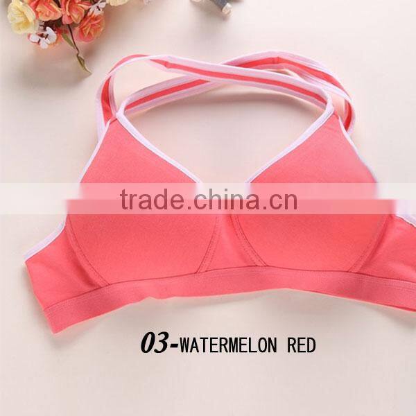 Hot Sale Seamless Wireless Bra, Young Ladies Underwear, Sexy Sport Bra Set For Students