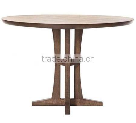 factory price round table top wooden modern restaurant dining table