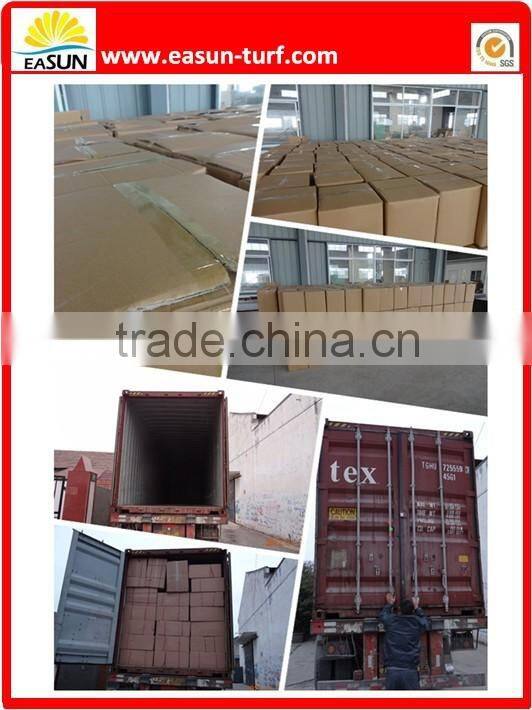 Eco-friendly Interlocking Synthetic Grass Tile for garden