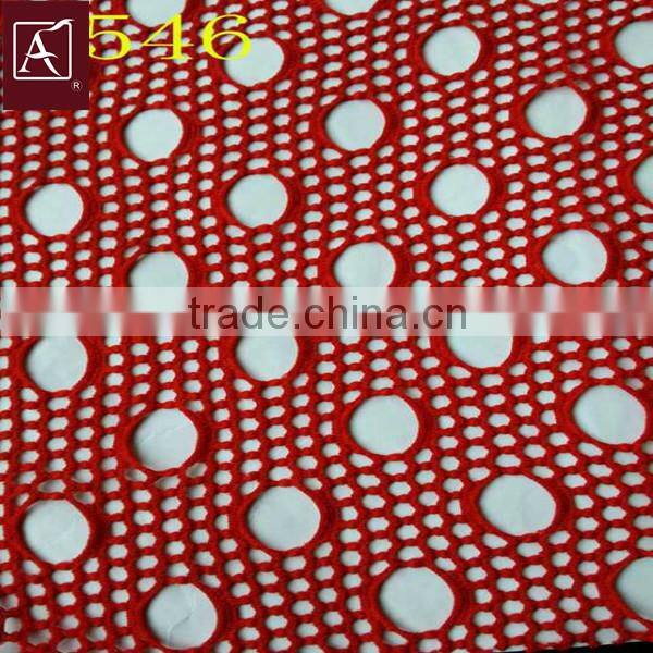 T032,mesh embroidery fabric Specification: 1) embroidery designs 2) compositiofashion lace knitted jacquard dobby 100% polyester