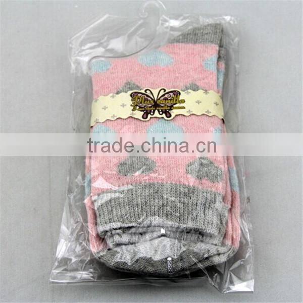 GSW-125 custom latex free high quality colorful cotton women socks