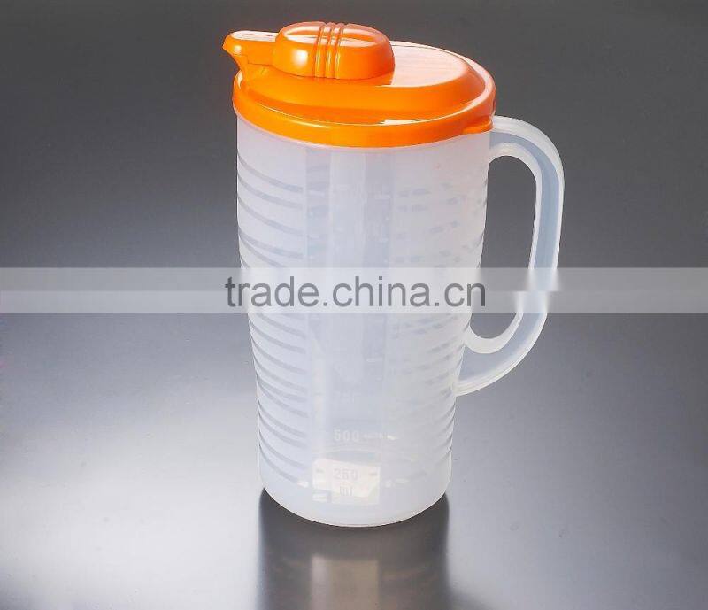 2L Plastic Drinking Water Jug With Lid and handle