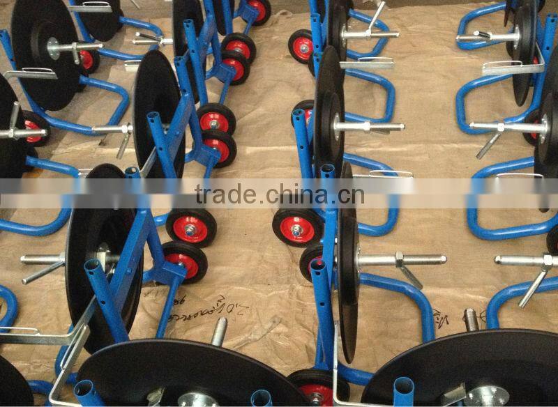 Moving Carts with 2 wheel, pet strapping dispenser steel