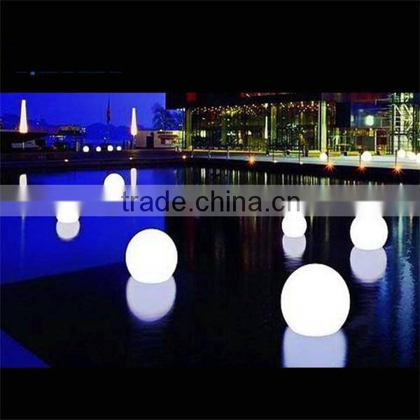 2015 Hot Sale 16 color change plasitc Ball Shape Led Light