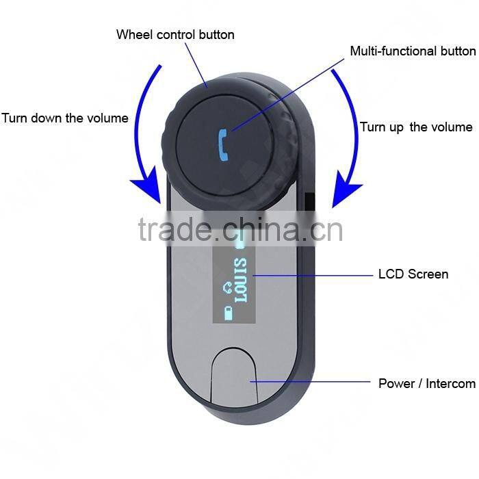 1000m motorcycle bluetooth headset