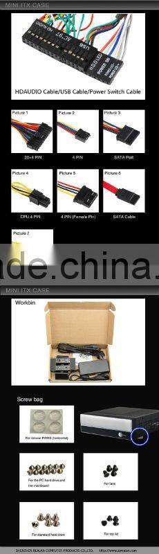 Cheap mini atx htpc case /aluminum laptop case from Shenzhen