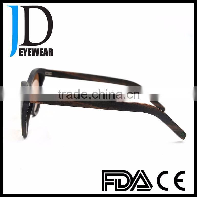 Most popular fashion italy designer OEM brand Wood sunglasses women