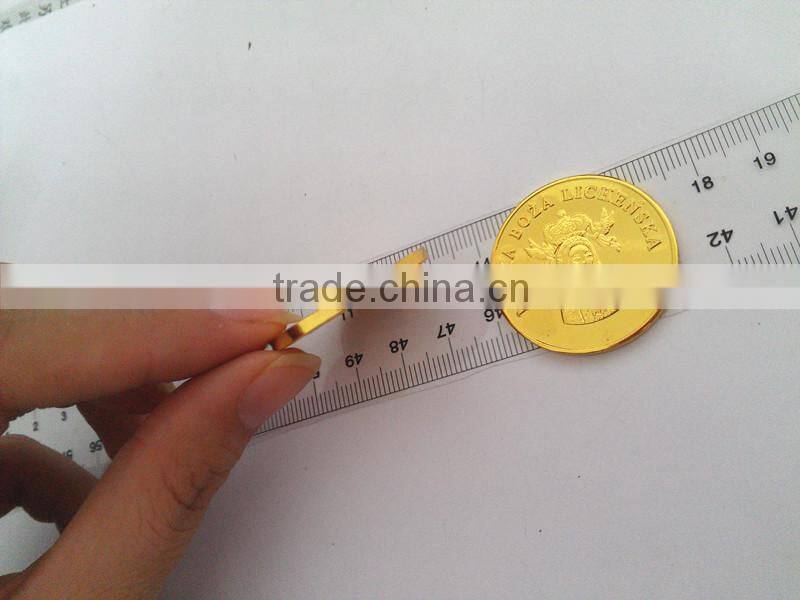 Factory direct sales gold metal cheap custom coin for sale