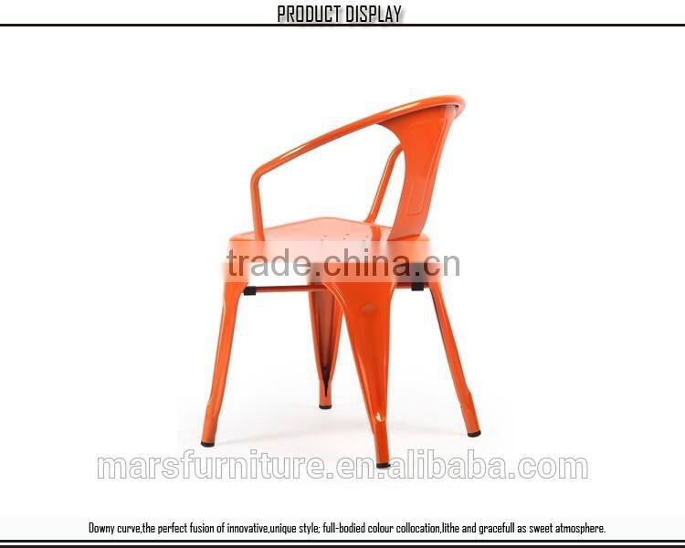 Modern design restaurant metal chair