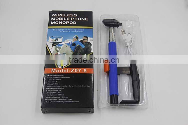 Selfie Stick With Bluetooth Shutter Button