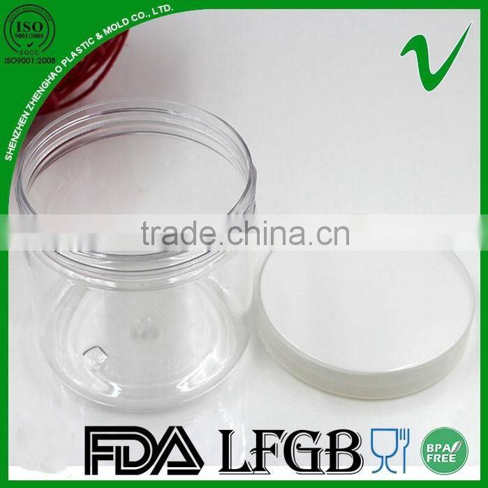 500ml PET clear empty plastic bee honey bottle with food grade