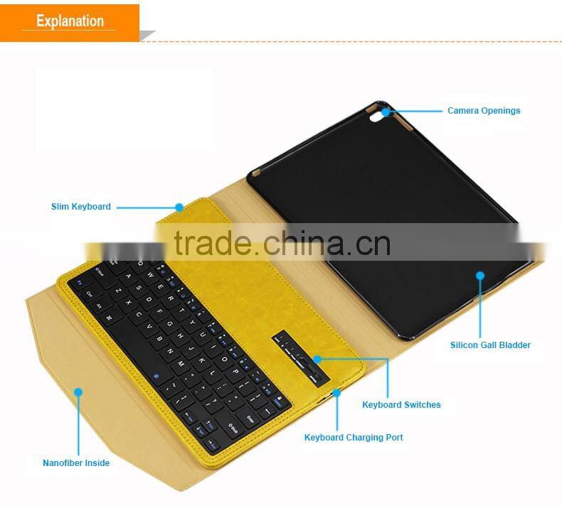 Bluetooth keyboard Tablet Covers & Cases for tablet pc iPad air-IP205F
