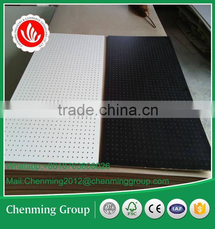 Perforated MDF/Pegboard MDF/Display panel