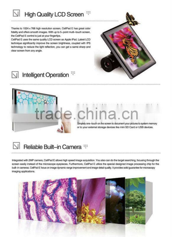 TUCSEN New Design! 8" LCD video microscope digital