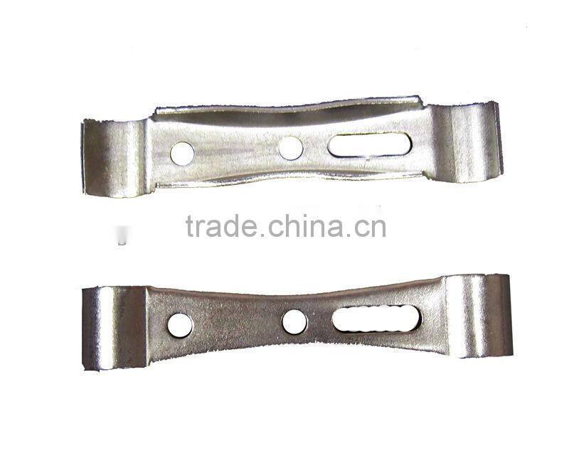 JY-1000B|Zinc plated pipe fastening|Anti-rust metal clamp for caster|Durable clamp for trolley