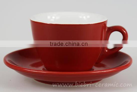 12pcs Ceramic Stoneware Biscuit Coffee Tea Cups and Saucers Sets
