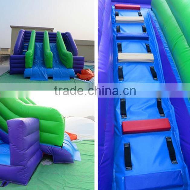 Hola yellow bouncy castle/inflatable bouncy castle with water slide/bouncer house
