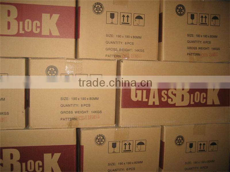 china manufacture factory price corner glass block