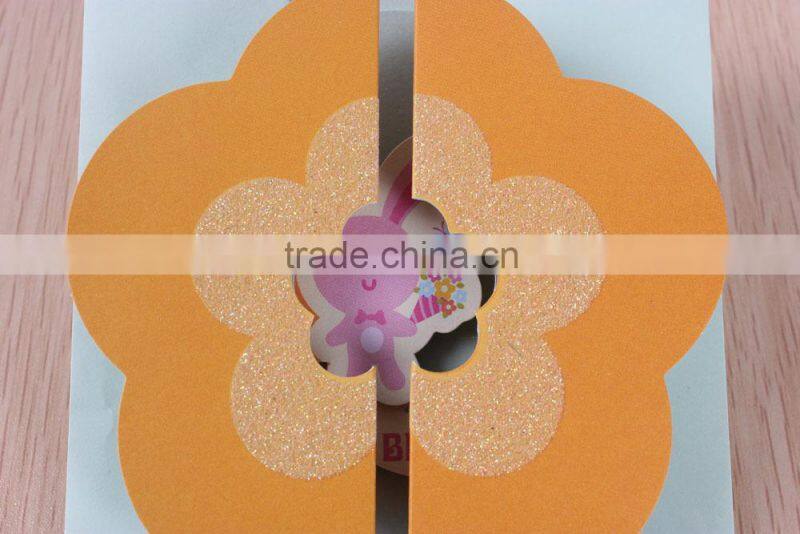 handmade banquet flower children greeting card