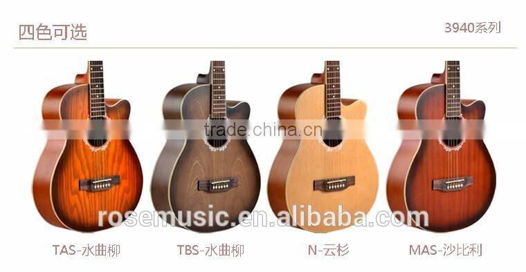Wholesale 39 inch acoustic guitar CARAVAN MUSIC HS3940